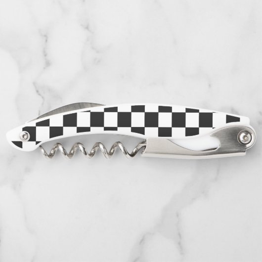 黒市松模様に白 ソムリエナイフ (裏面)