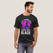 黒帯になるまで訓練を続けろ 空手着 Tシャツ (正面フル)