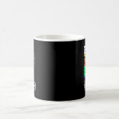 黒帯になるまで訓練を続けろ - 空手 コーヒーマグカップ (中央)