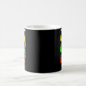 黒帯になるまで訓練を続けろ 空手 コーヒーマグカップ (中央)