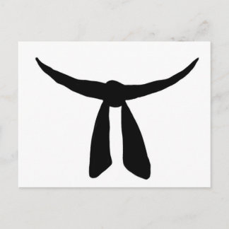 黒帯のパーティー インビテーションポストカード