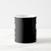 黒帯の娘を持つ誇りある母 コーヒーマグカップ (中央)