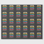 黒帯の武術アートで空手のテコンドーを養成 ラッピングペーパー (フラット)