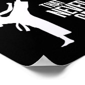 黒帯はカールを巻き上げない白いベ与えルトである ポスター (角)