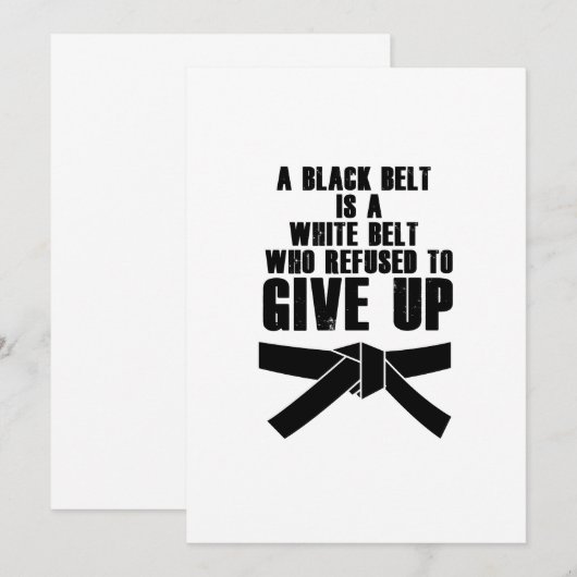 黒帯は白帯空手大拳堂 (正面/裏面)