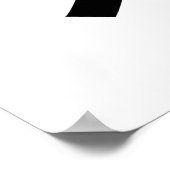 黒帯は白帯空手大拳堂 ポスター (角)