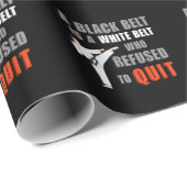 黒帯ユーおもしろいモア・テコンドー・ジウ・ジツ空手 ラッピングペーパー (ロールコーナー)