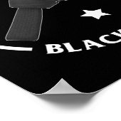 黒帯昇格記念空手ギフト ポスター (角)