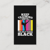 黒帯武術のアートコーチ空手キック 名刺 (正面)