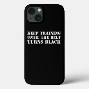 黒帯武術美術訓練空手妙権堂 iPhone 13ケース