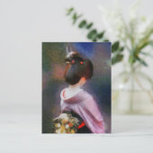 黒帯葉書 ポストカード (スタンド正面)