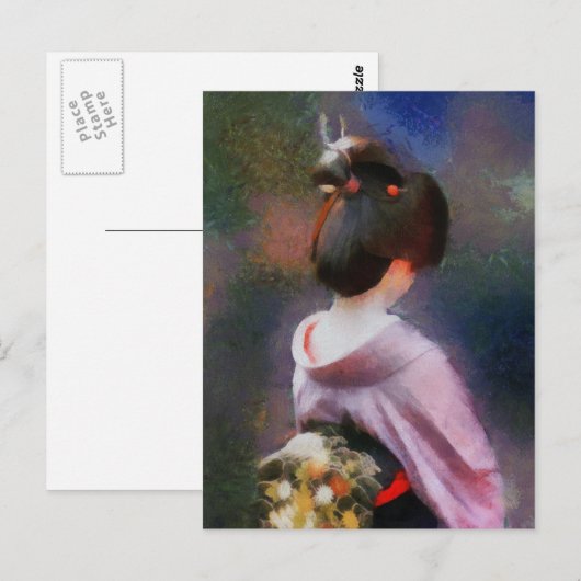 黒帯葉書 ポストカード (正面/裏面)