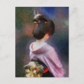 黒帯葉書 ポストカード (正面)