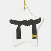 黒帯 セラミックオーナメント (左)