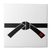 黒帯、武道の黒帯、武道 タイル (正面)