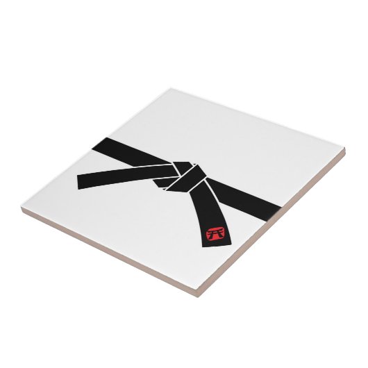 黒帯、武道の黒帯、武道 タイル (側面)