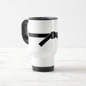 黒帯、武道の黒帯、武道 トラベルマグ (正面左)