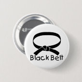 黒帯 缶バッジ (正面&裏面)