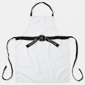 黒帯（黒帯） エプロン (正面)