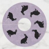 黒座うさぎたちのグループ|過去記事 ワイングラスタグ (正面)