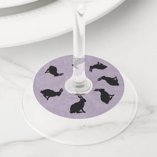 黒座うさぎたちのグループ|過去記事 ワイングラスタグ (クローズアップ)