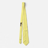 黒弁護士パーソナライズされたイニシャルネックタイ ネクタイ (裏面)