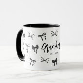 黒弓おばあちゃん年間の設立 マグカップ (正面左)