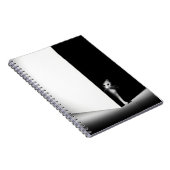 黒影の白い猫 ノートブック (右側)