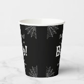 黒彼女のブー ハロウィン ブライダルシャワー 紙コップ (左)