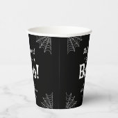 黒彼女のブー ハロウィン ブライダルシャワー 紙コップ (右)