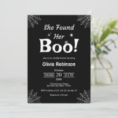 黒彼女は彼女のブハロウィーンブライダルシャワーを見つけた 招待状 (スタンド正面)
