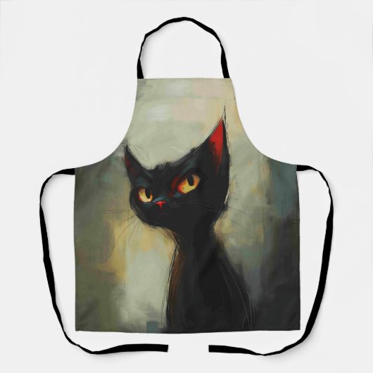 黒忍猫を知っている エプロン (正面)