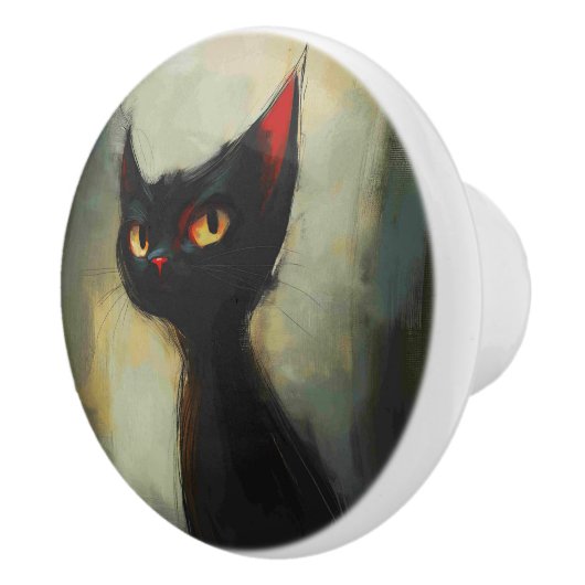  黒忍猫を知っている  セラミックノブ (右)