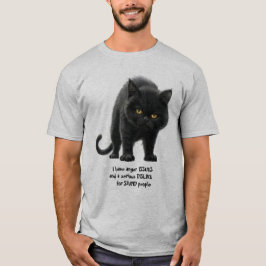 黒怒い怒りの問題があるユーモアのある Tシャツ