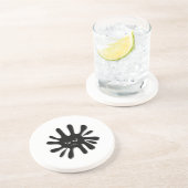 黒怒絵を描(ばちゃばちゃ)跳ねる コースター (側面)