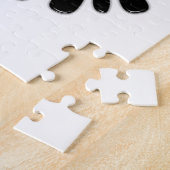 黒怒絵を描(ばちゃばちゃ)跳ねる ジグソーパズル (側面)