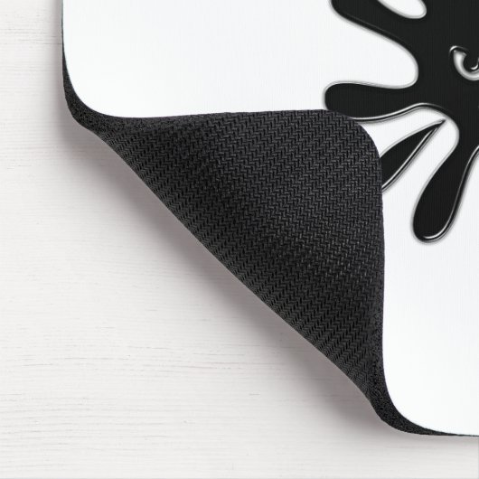 黒怒絵を描(ばちゃばちゃ)跳ねる マウスパッド (コーナー)