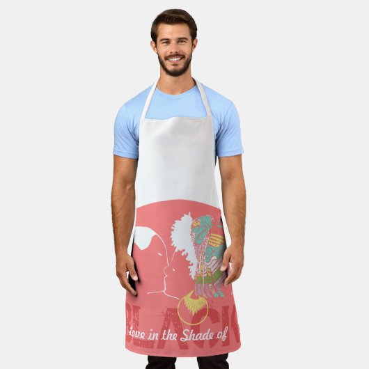 黒恋 エプロン (着用した状態)