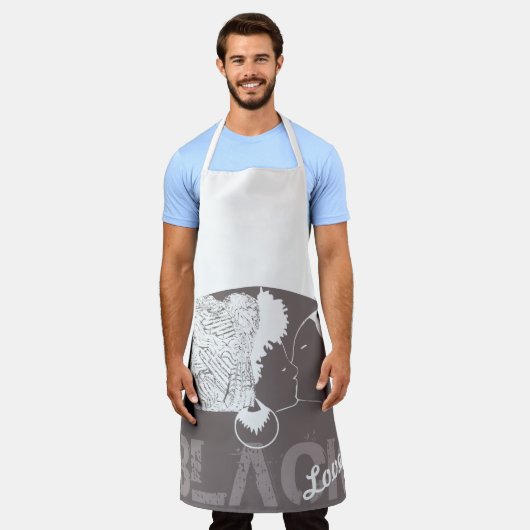 黒恋 エプロン (着用した状態)