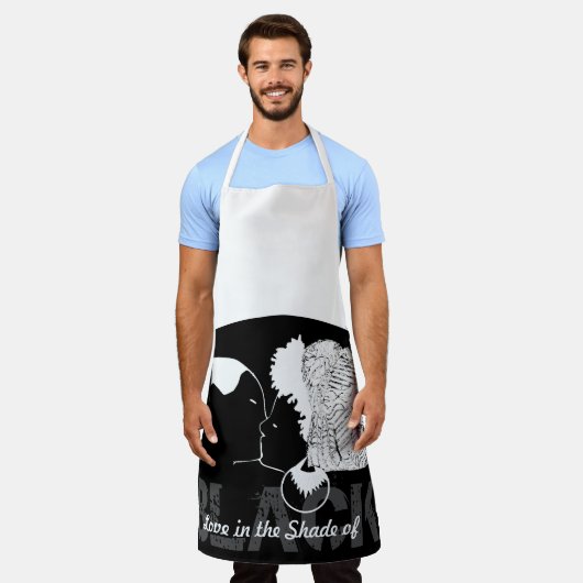 黒恋 エプロン (着用した状態)