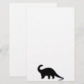 黒恐竜 便箋 (正面/裏面)