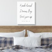 黒成功引用文オフィスやる気を起こさせる職場 キャンバスプリント (インサイチュ (寝室))