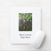 黒戴冠させた夜鷲 マウスパッド (マウス)