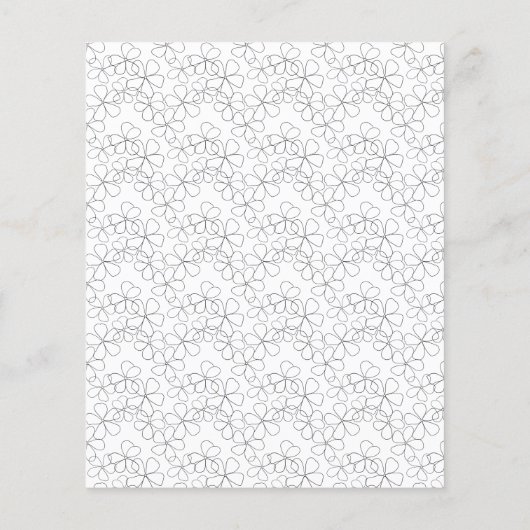 黒手描き線花白切除帳紙 (裏面)