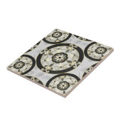 黒手頃色と金ゴールドの壁タイル タイル (側面)