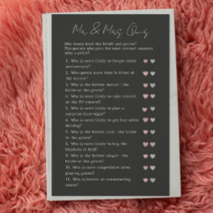 黒推測モダン誰の結婚ブライダルシャワーゲーム