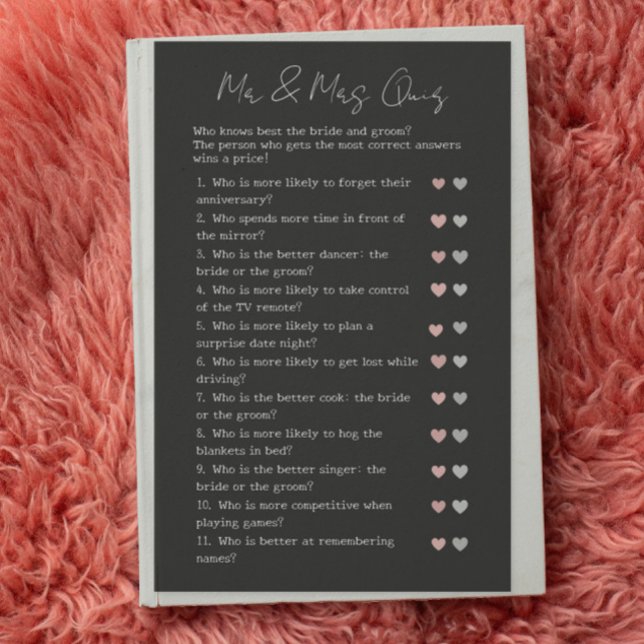 黒推測モダン誰の結婚ブライダルシャワーゲーム (クリエイターアップロード済み)