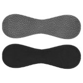 黒擦り切れた革フェイク材 ソフトボール (パネル)