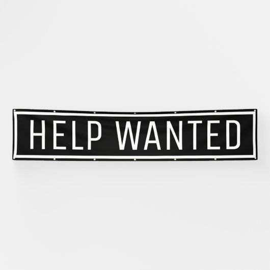 黒救済い看板 横断幕 (横)