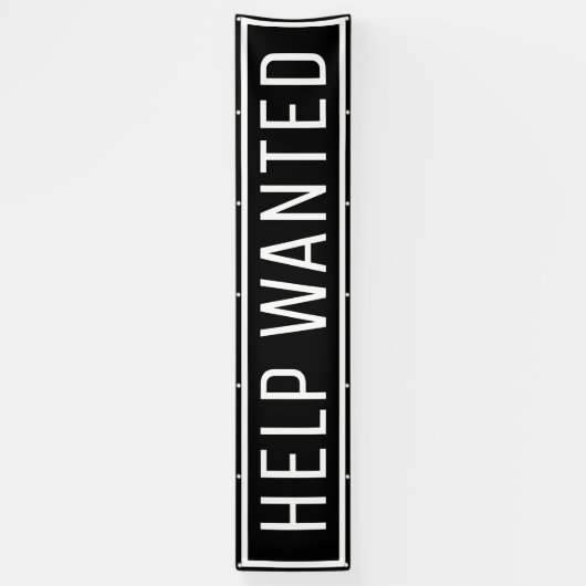 黒救済い看板 横断幕 (縦)